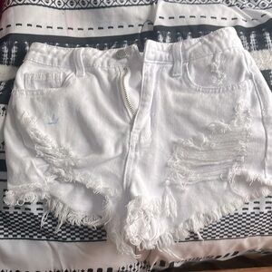 white kids shorts
